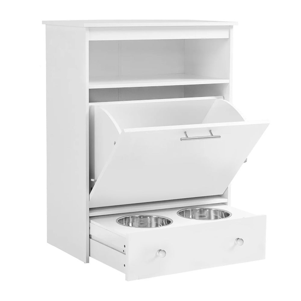 Meuble avec mangeoire intégré