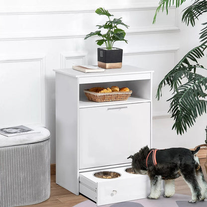 Meuble avec mangeoire intégré